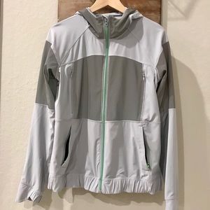 Rare Lululemon Wind Weaver silver jacket size 8